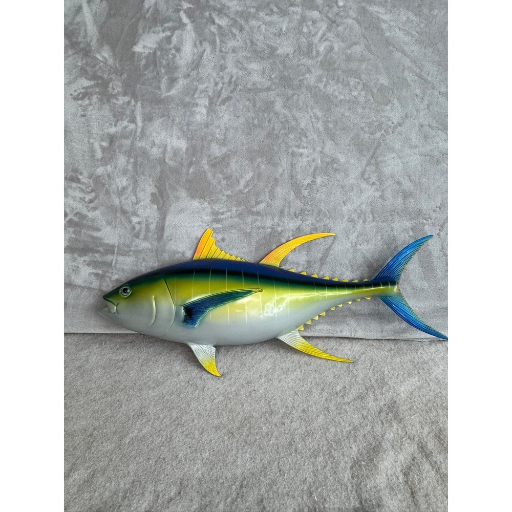 Yellowfin Tuna Wall‎ Hanging Decor 27 Inch Realistic Marine Life Fish Sculpture